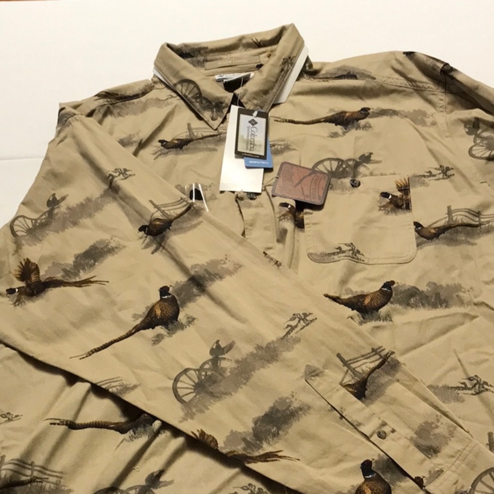 NWT Columbia - LS button down shirt - 2xl